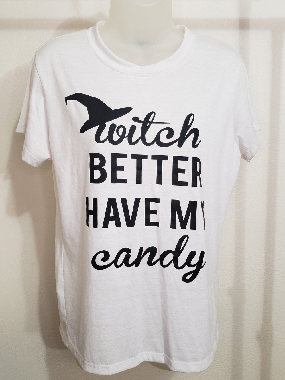 Witch Better Have My Candy Graphic Tee - White
